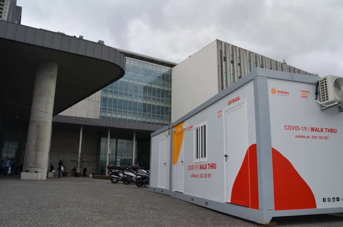 Hospital de Braga abre centro de testagem à Covid-19