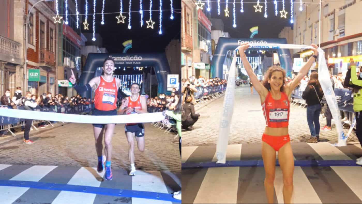 Paulo Rosário e Vanessa Carvalho vencem 5ª S. Silvestre de Famalicão