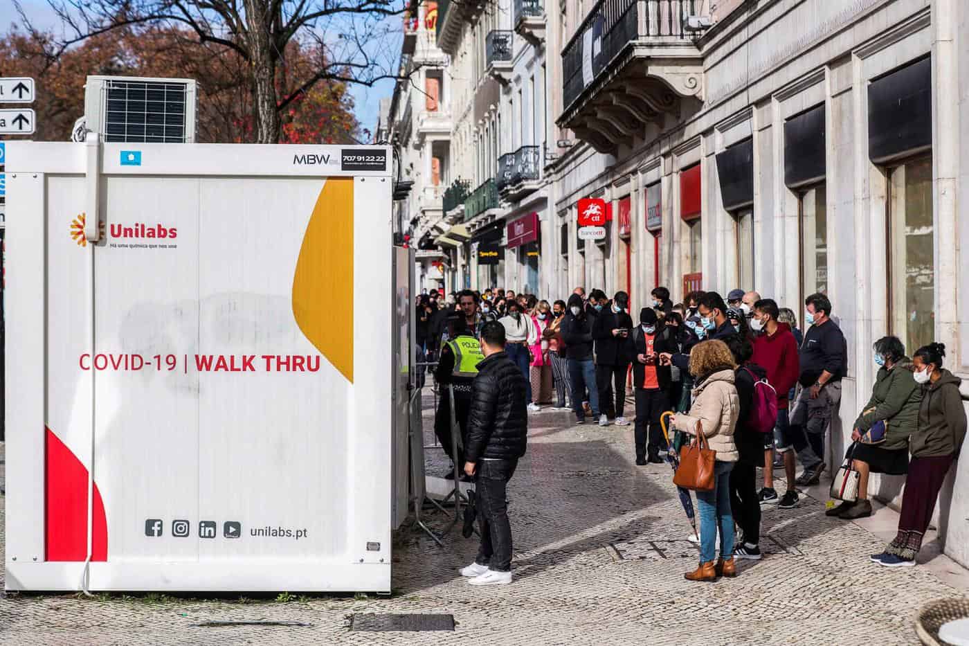 Portugal com novo máximo de casos e mais 20 mortes por covid-19