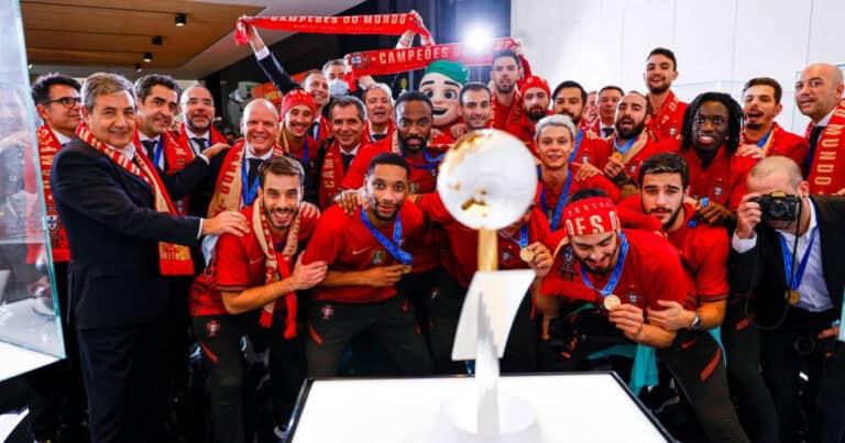 Portugal eleita melhor seleção de futsal do mundo em 2021