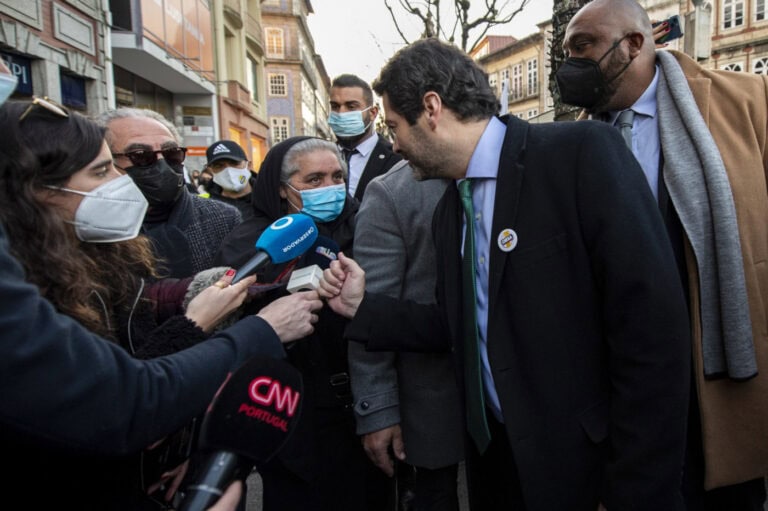 André Ventura assume objetivo de eleger dois deputados por Braga