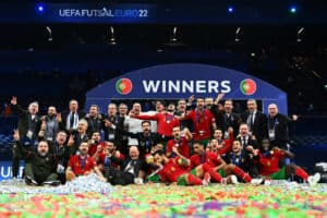 Portugal é bicampeão europeu de futsal&nbsp;