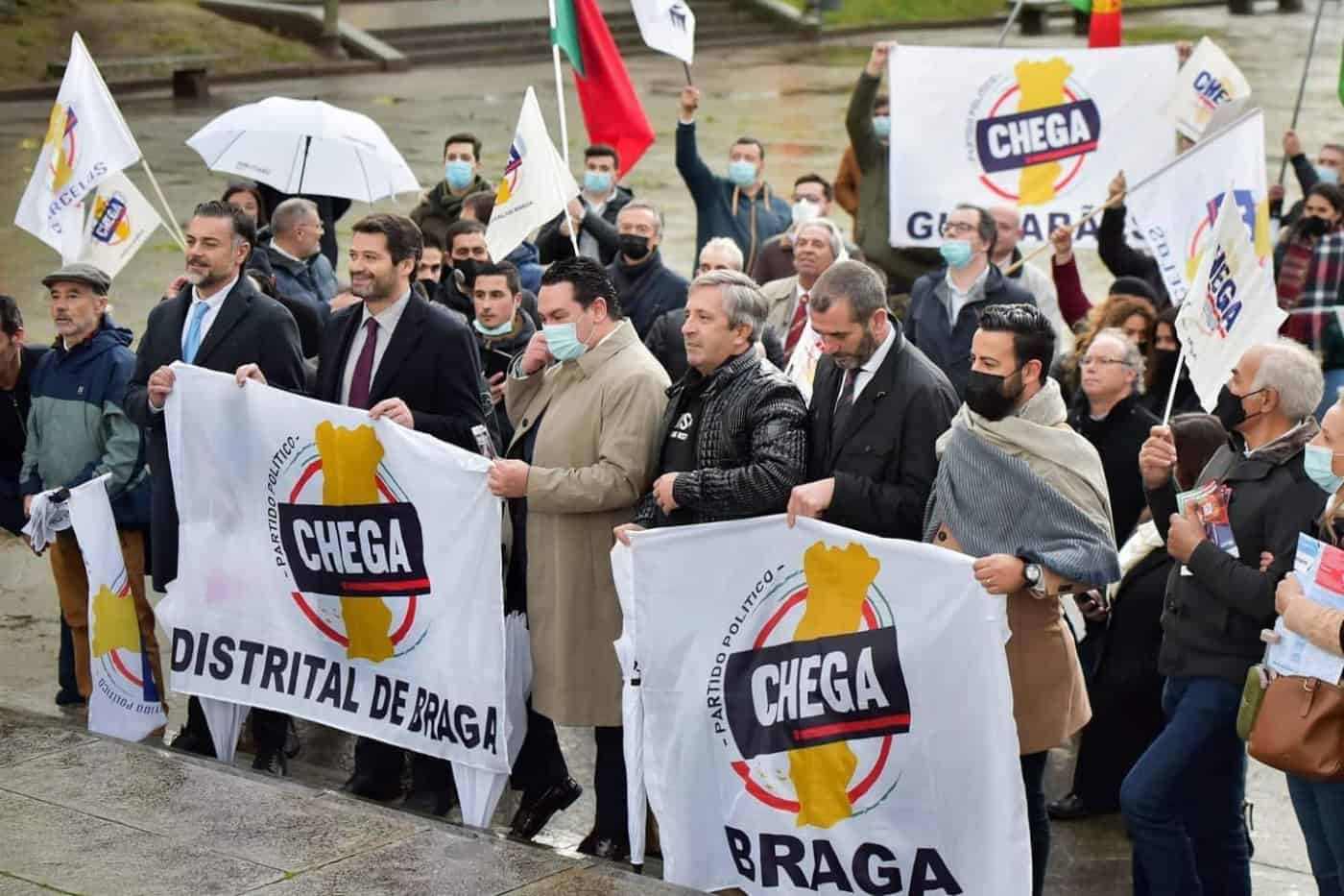 Elementos da distrital e concelhias do Chega Braga demitem-se