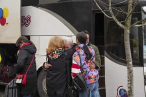 Cerca de 60 refugiados ucranianos chegaram hoje a Guimarães