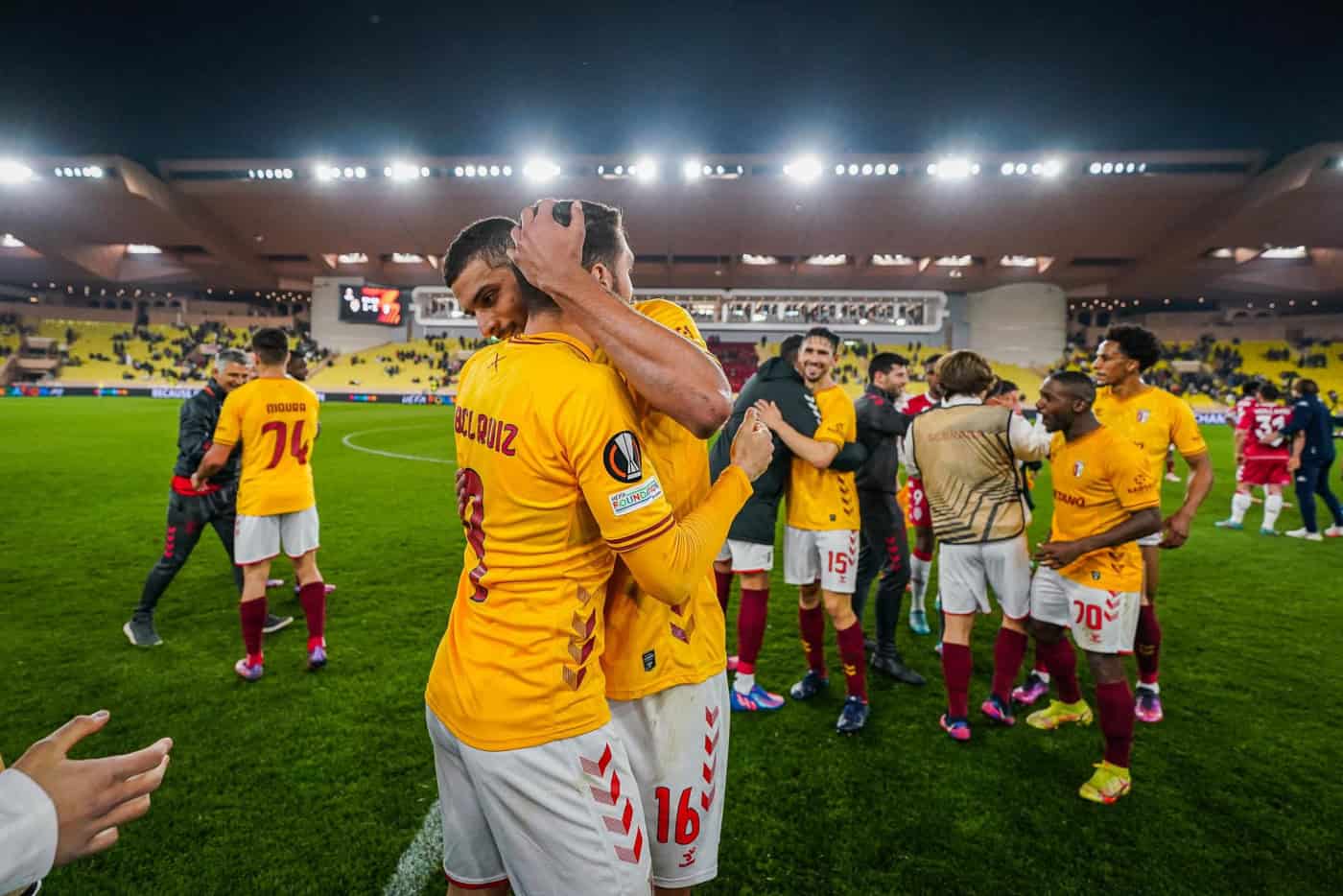 SC Braga recebe o Rangers nos quartos de final da Liga Europa