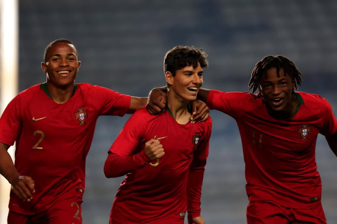 Portugal com Dinamarca, Escócia e Suécia no Europeu de sub-17
