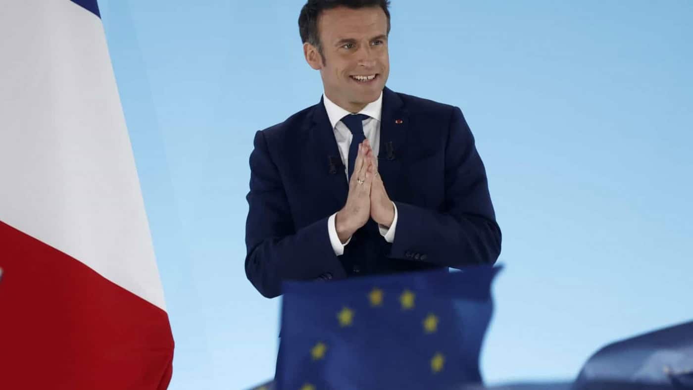 Macron venceu primeira volta das presidenciais