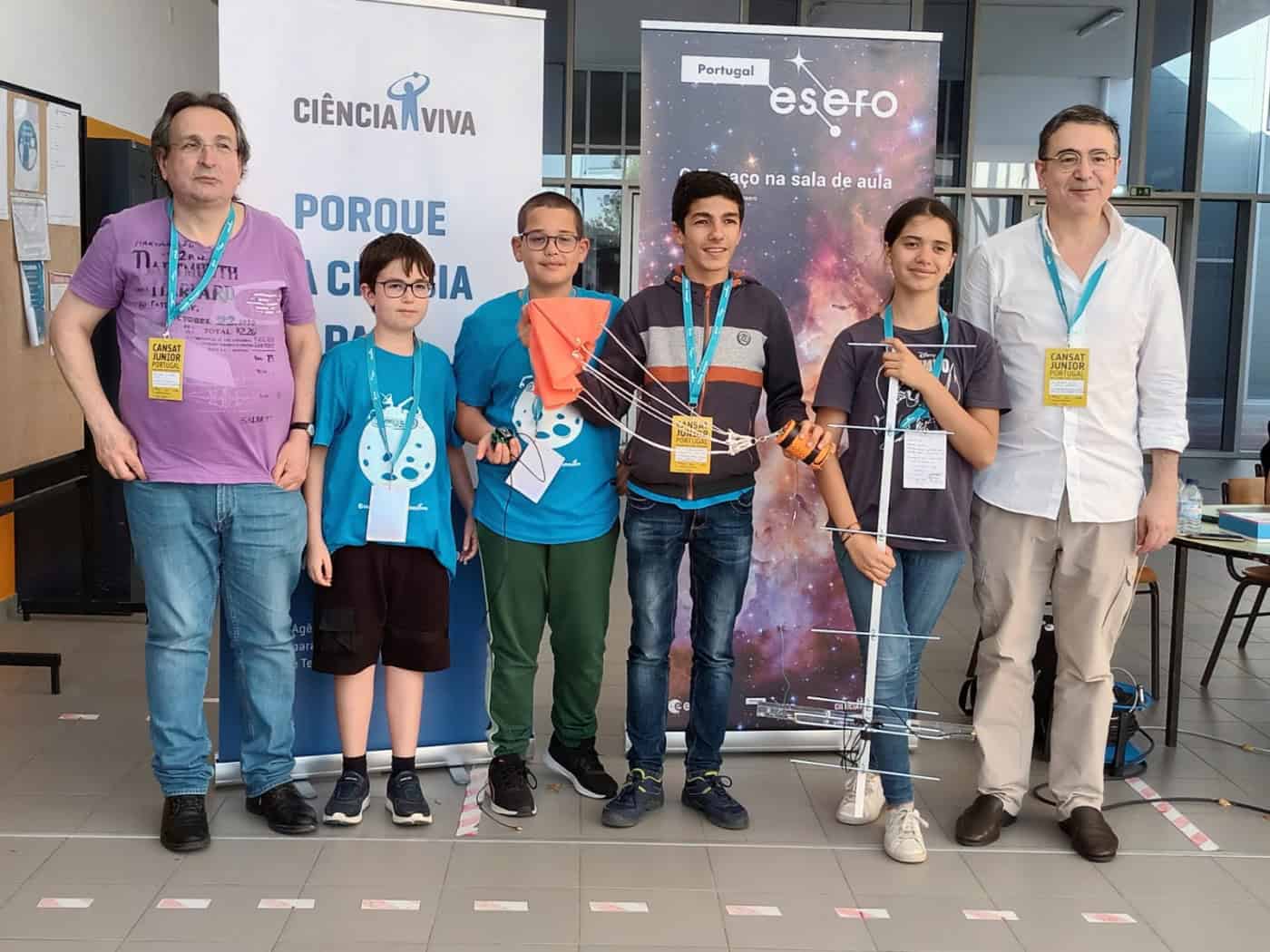 Alunos Calouste Gulbenkian Braga conquistam 3º lugar em concurso nacional de microssatélites