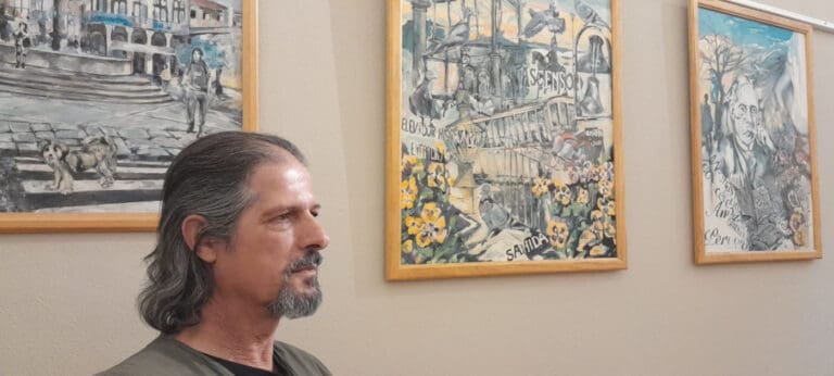 Casa dos Coimbras recebe exposição de pintura do famalicense David Lopes