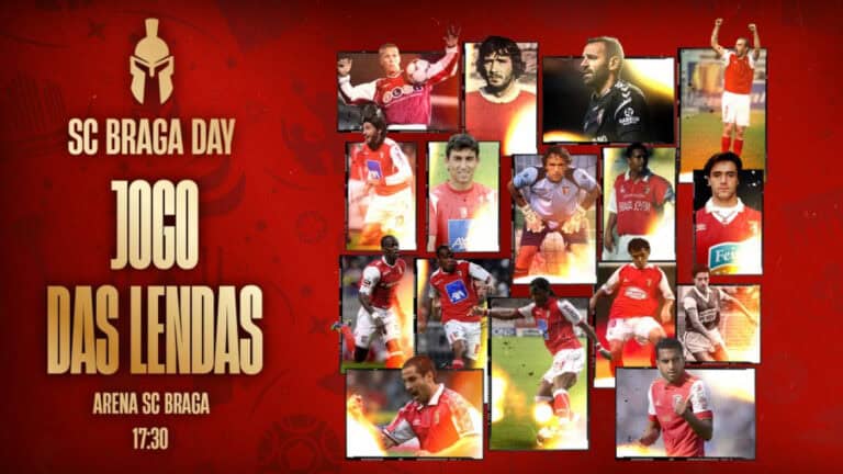 Lendas do SCB são grande atração do Braga Day