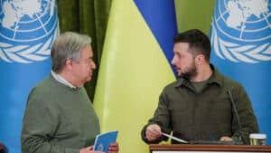 Guterres reúne-se com Zelensky e Erdogan esta quinta-feira em Lviv&nbsp;