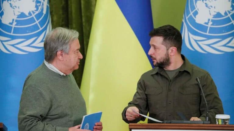 Guterres reúne-se com Zelensky e Erdogan esta quinta-feira em Lviv&nbsp;