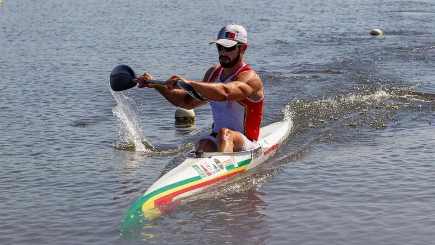 Fernando Pimenta medalha de bronze na prova de K1 500