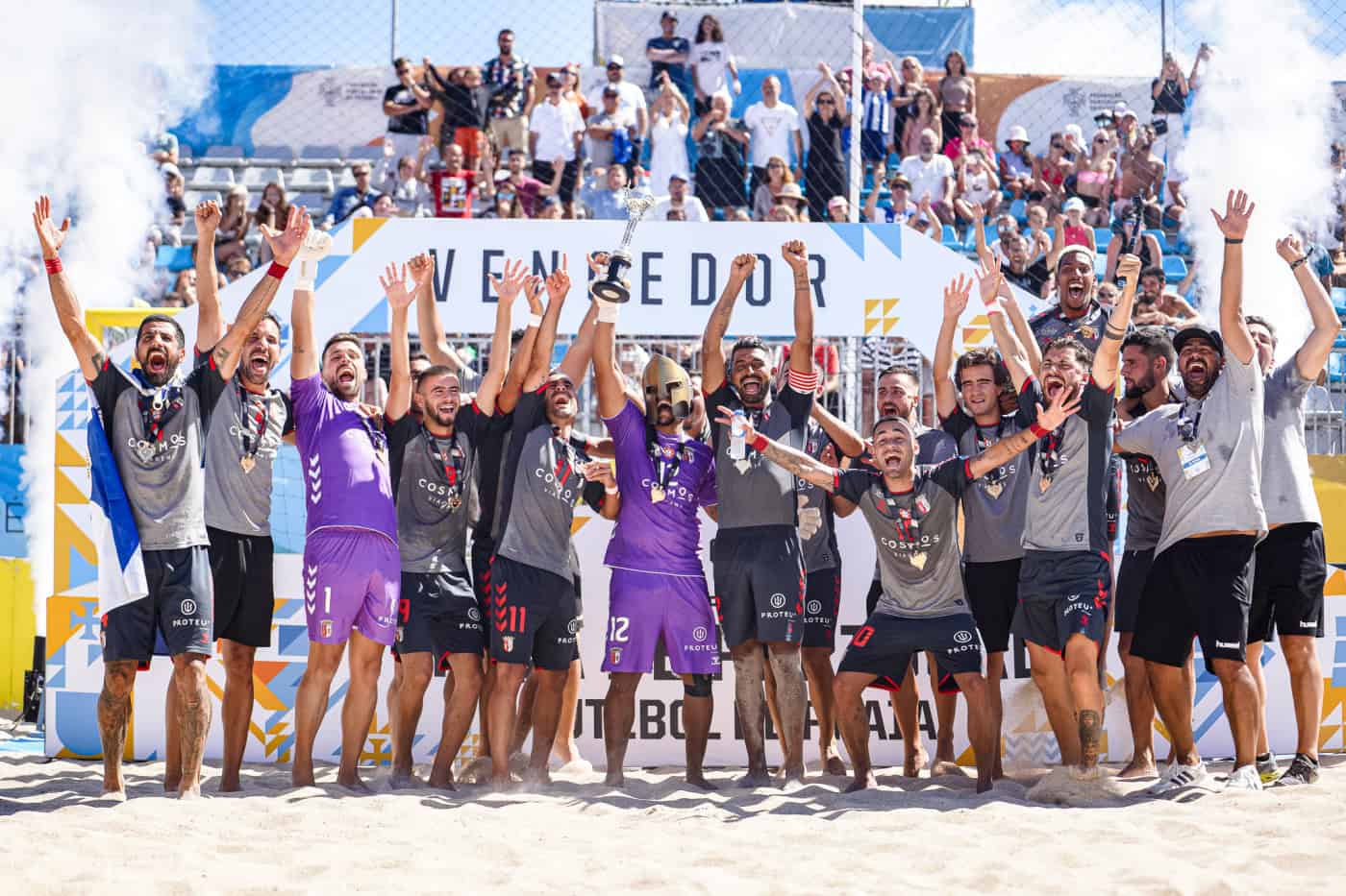 SC Braga conquista terceira Taça de Portugal de futebol de praia