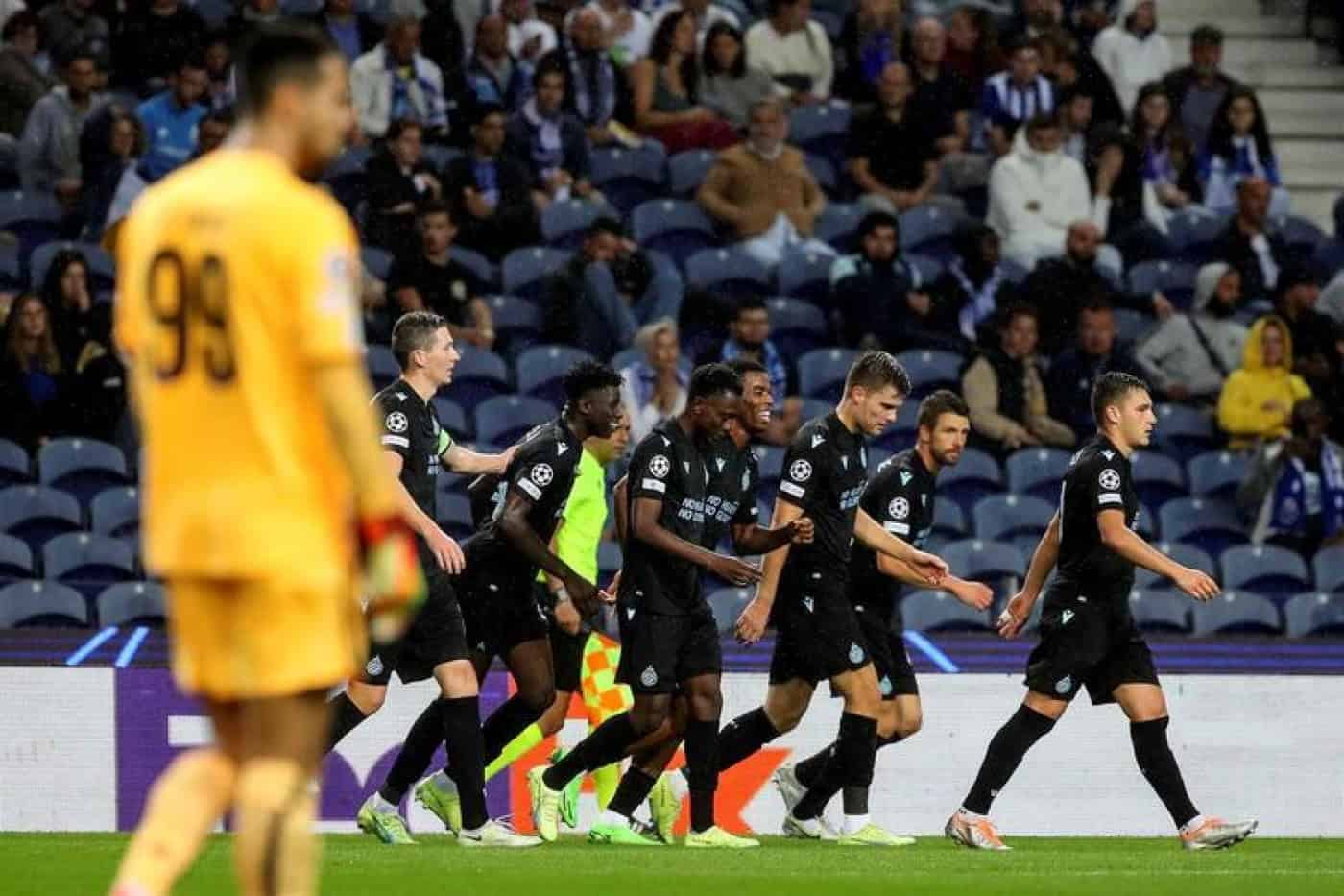 FC Porto goleado em casa pelo Club Brugge na 'Champions'