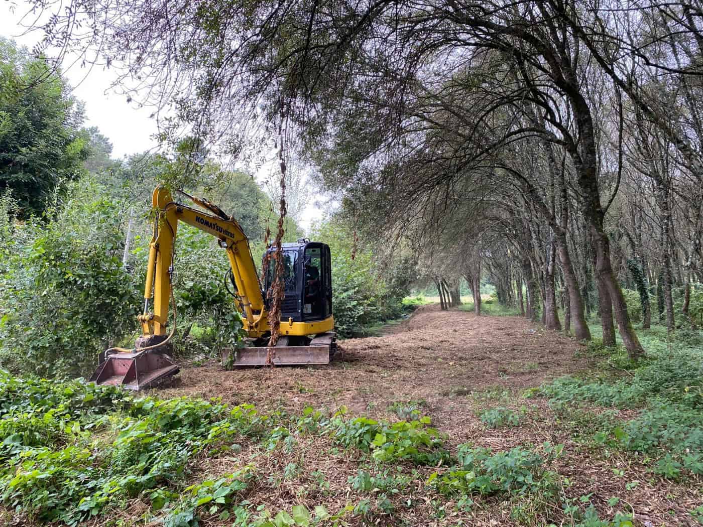Trabalhos para as Ecovias de Guimarães avançam nas zonas ribeirinhas&nbsp;