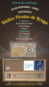 Braga Mais recorda rádios piratas de Braga em exposição