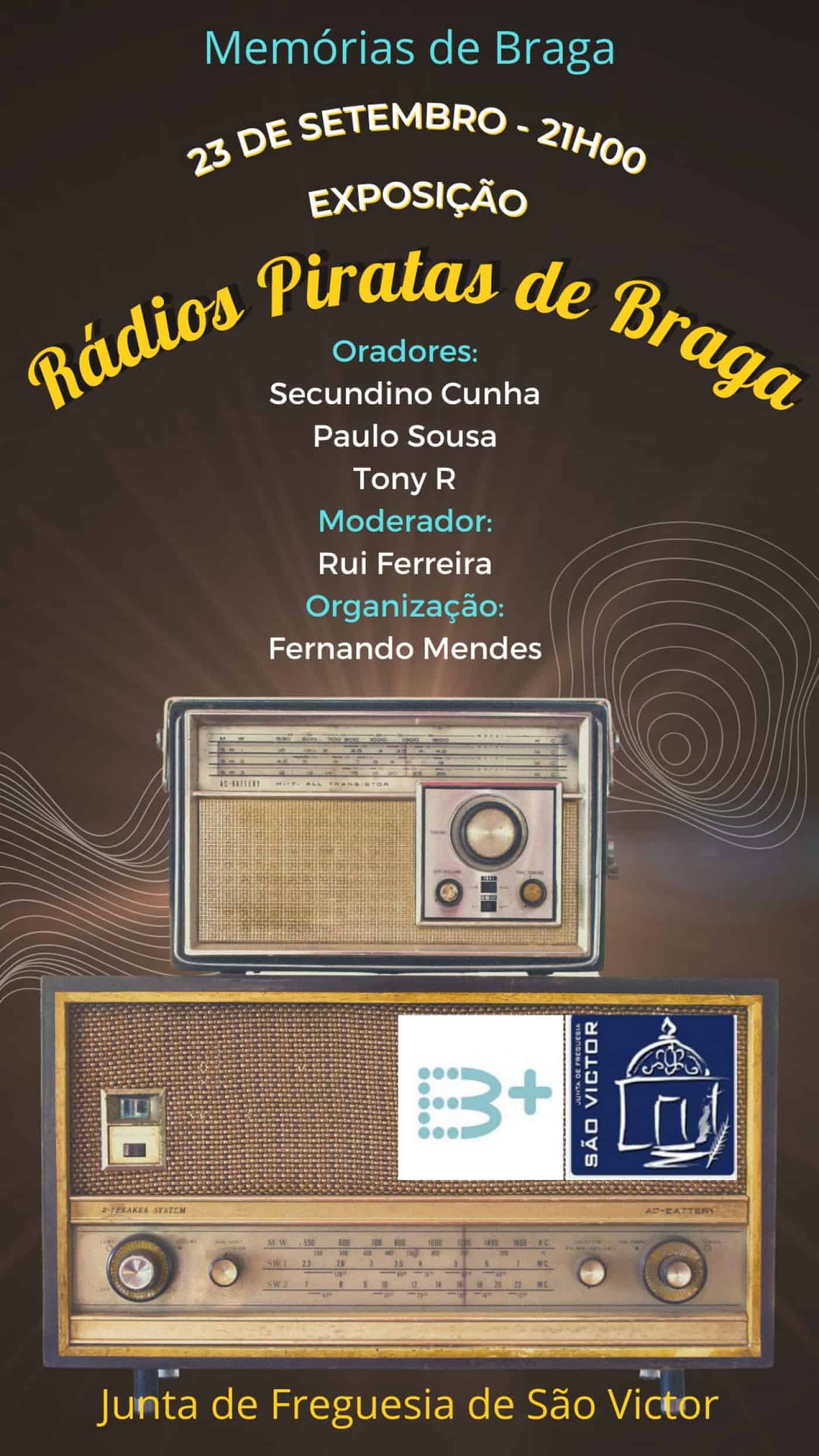 Braga Mais recorda rádios piratas de Braga em exposição