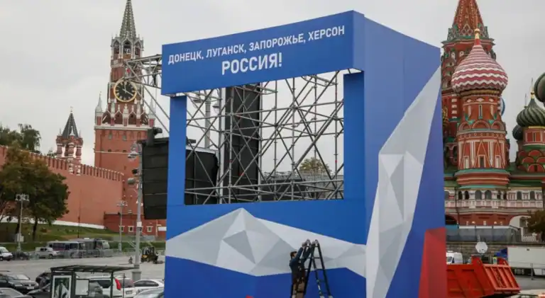 Rússia formaliza hoje anexação de quatro regiões ucranianas