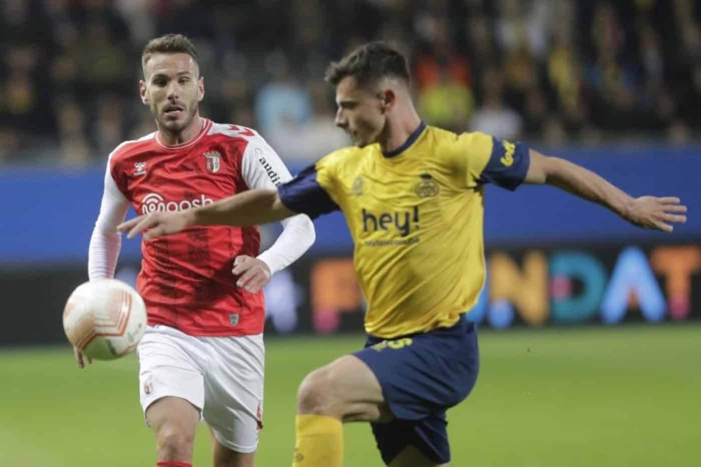 SC Braga empata na Bélgica e complica apuramento direto da Liga Europa