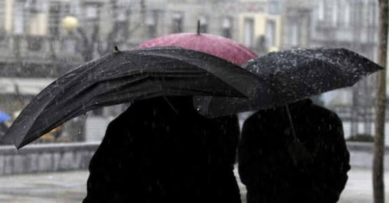 Braga sob aviso amarelo até às 21h00 devido à chuva