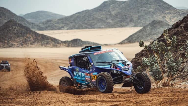 João Ferreira em terceiro dos SSV na sétima etapa do Dakar