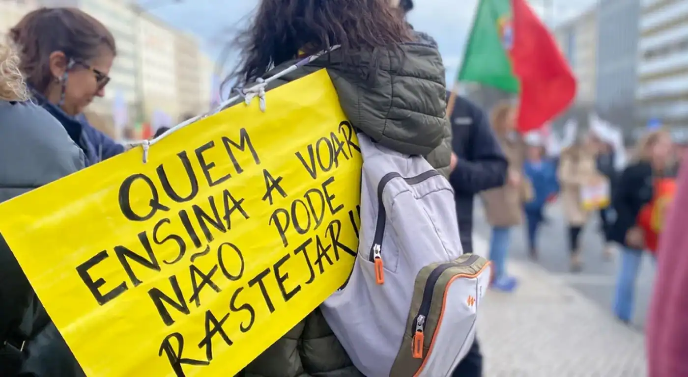 Luta dos professores. Pré-aviso de greve para 2 e 3 de março&nbsp;