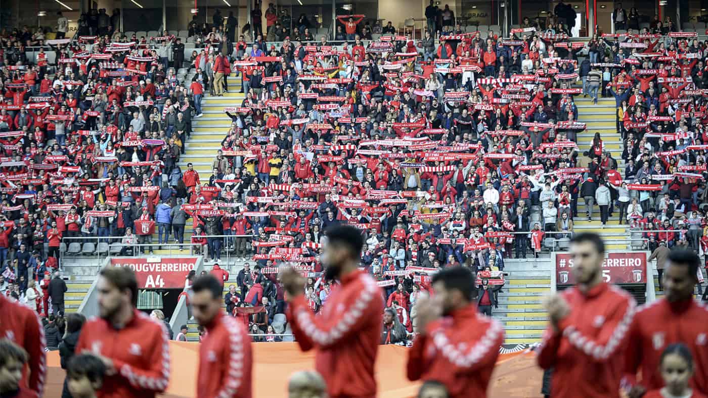 Adeptos do SC Braga confiantes na vitória frente à Fiorentina