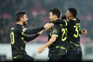Sporting vence Midtjylland e está nos oitavos de final da Liga Europa 