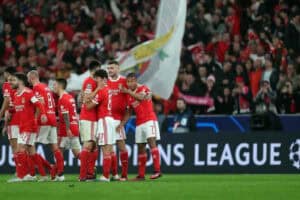 Benfica goleia Club Brugge e segue na Liga dos Campeões&nbsp;