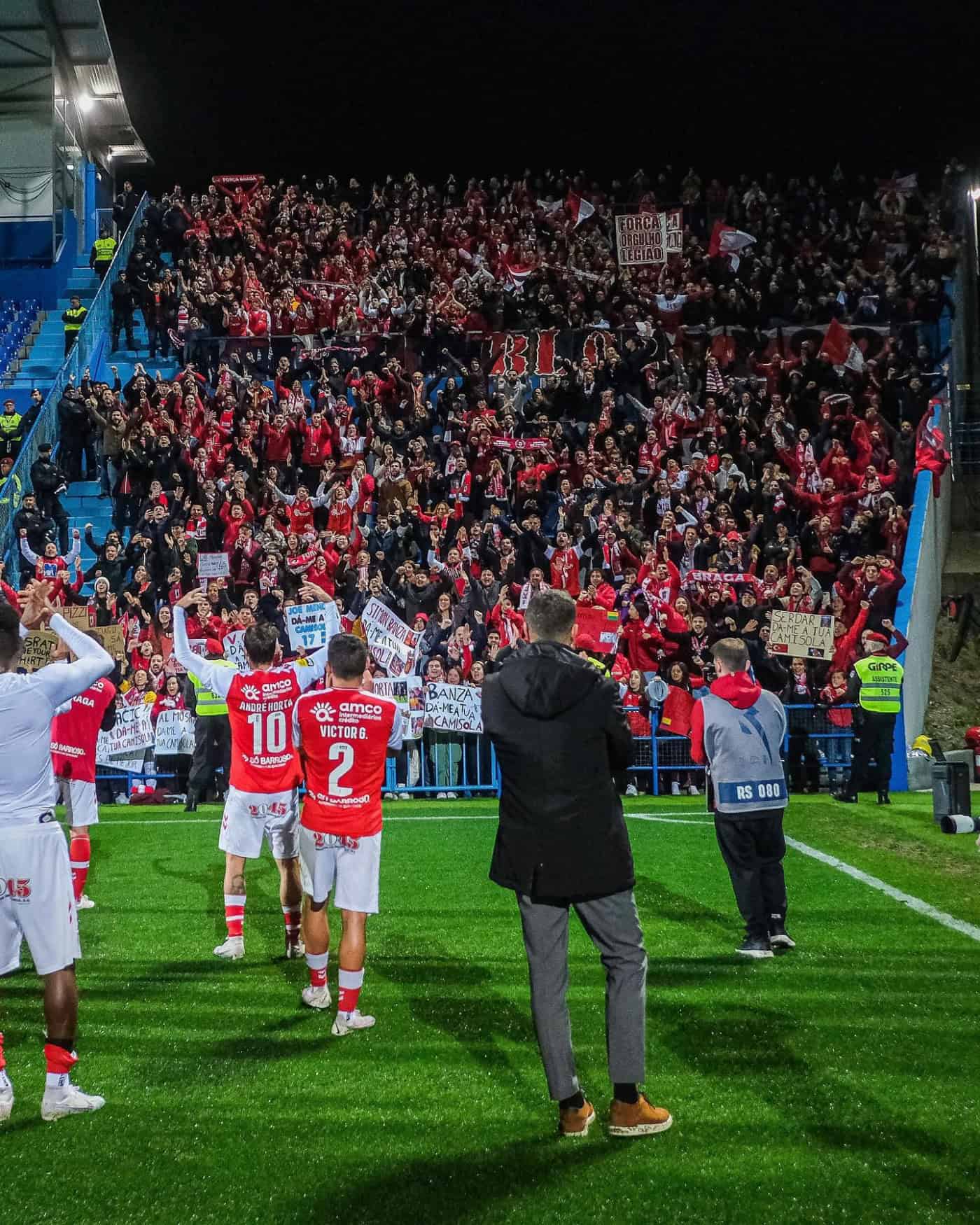 Braga goleia Vizela e recebe FCP mais confortável