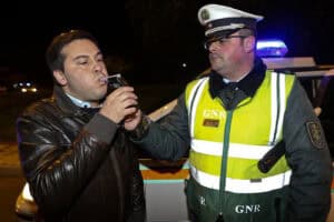 GNR detém 579 pessoas na semana passada, maior parte por condução sob efeito de álcool