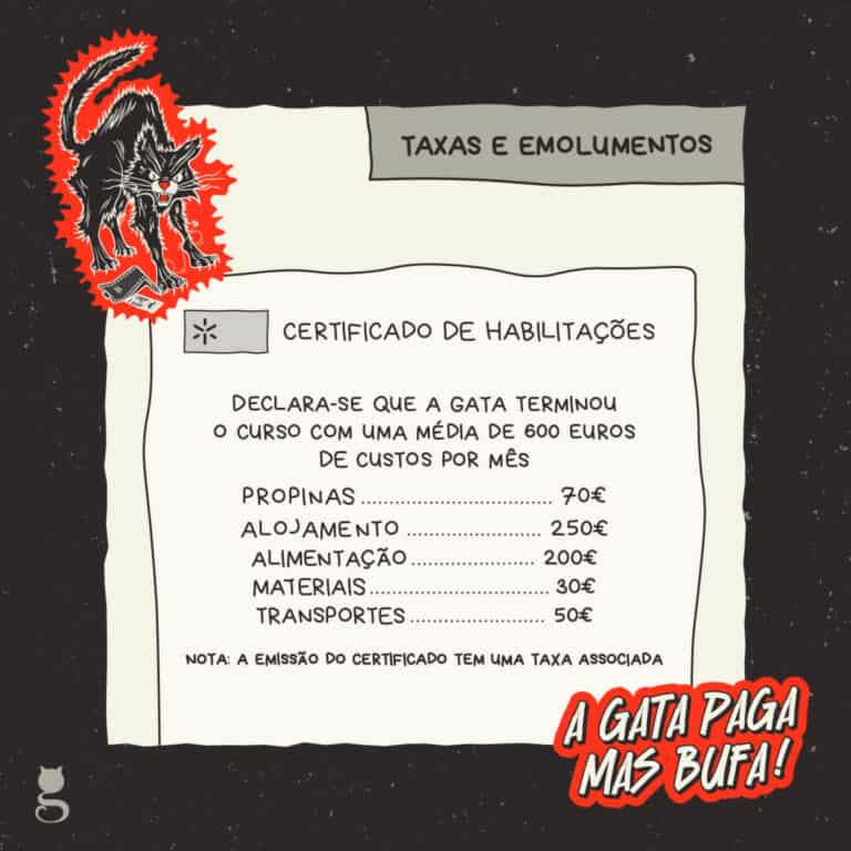 'A gata paga mas bufa'. AAUMinho denuncia preços excessivos