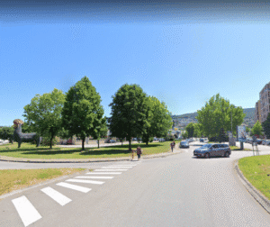 Atenção. Há constrangimentos ao trânsito na U.F.&nbsp;Nogueira, Fraião e Lamaçães