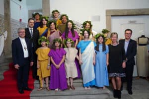 Projeto Homem abre espaço de venda de trajes romanos durante a Braga Romana