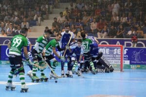 Óquei de Barcelos perde com o Sporting e está afastado da final do play-off do campeonato