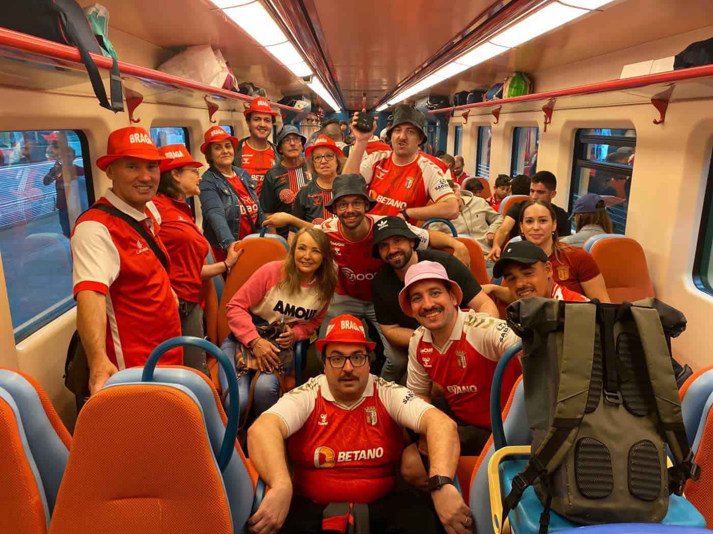 Confiança e alegria a caminho do Jamor