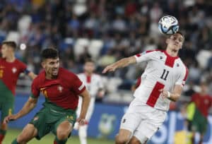 Euro sub-21: Portugal entra a perder frente à anfitriã Geórgia 