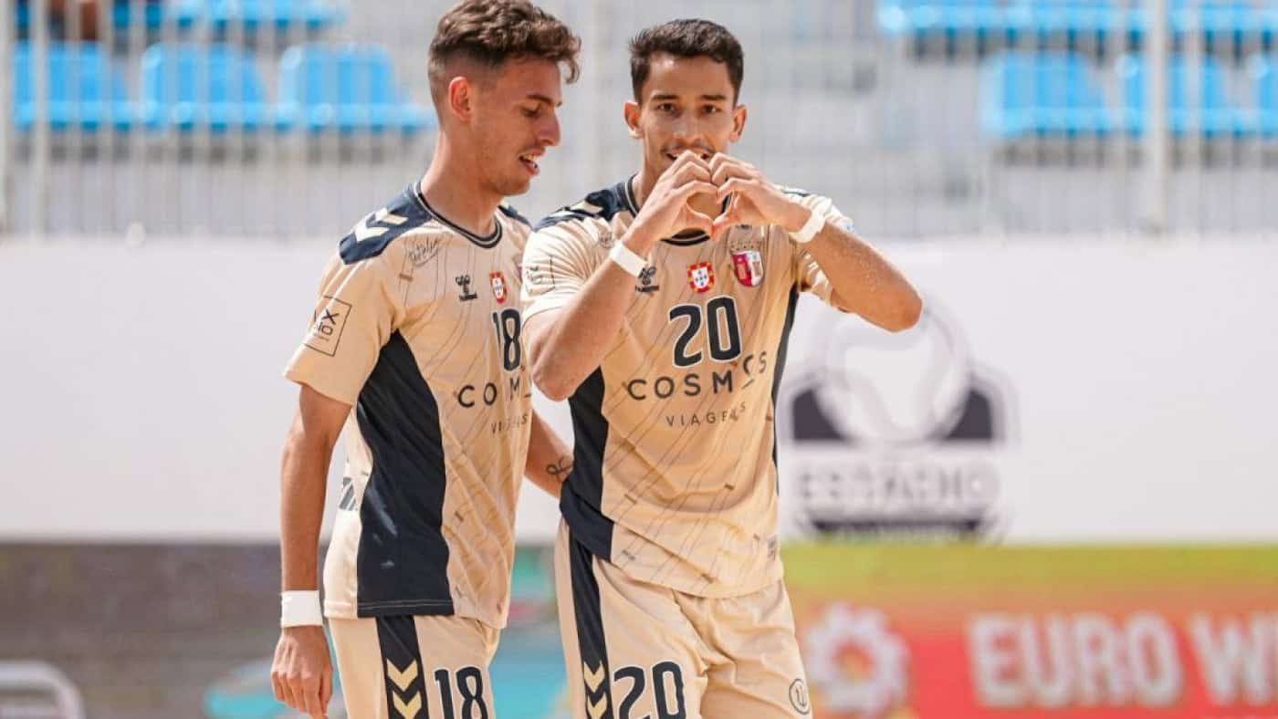 SC Braga segue em frente na Taça de Portugal de futebol de praia