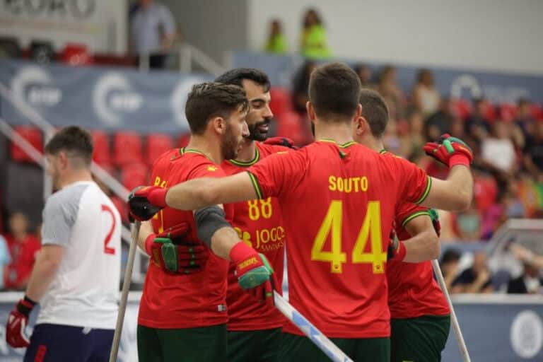 Portugal goleia Inglaterra e está nas ‘meias’ do Europeu de hóquei em patins