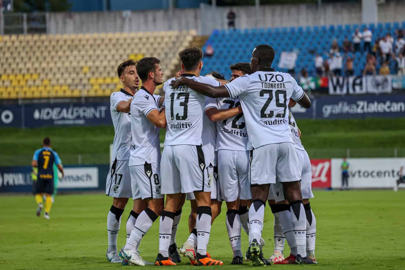 Vitória SC na frente depois de vencer Celje na Eslovénia