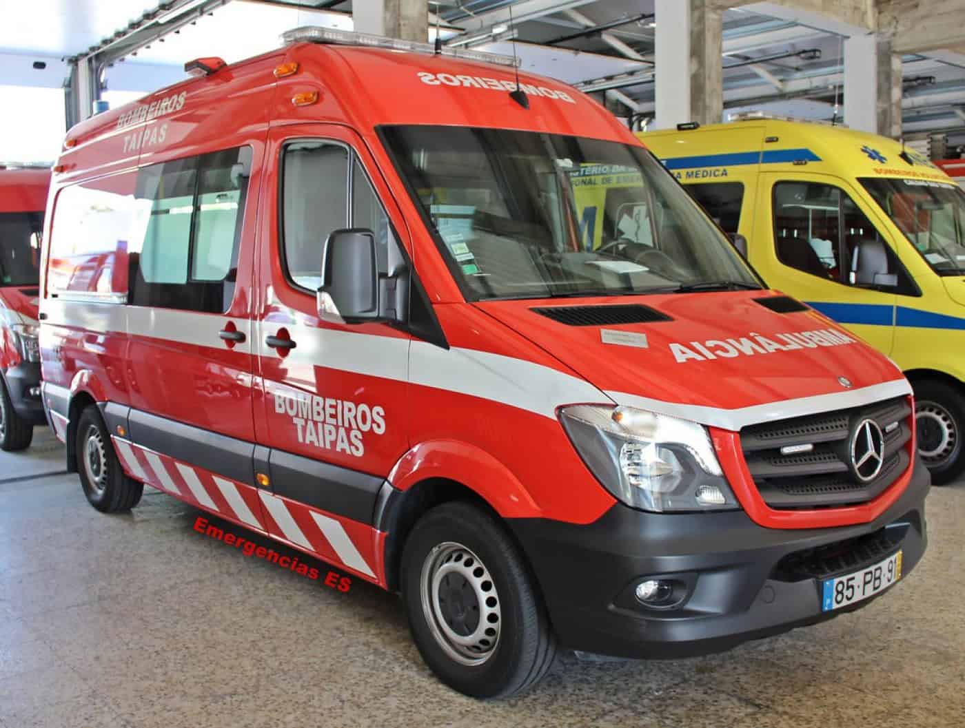 Bombeiros das Taipas lançam campanha para adquirir ambulância