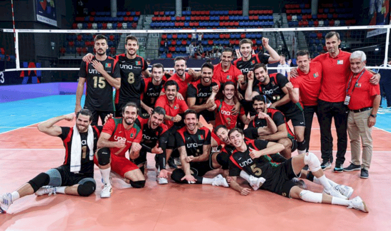 Portugal apura-se para oitavos de final do Europeu de voleibol