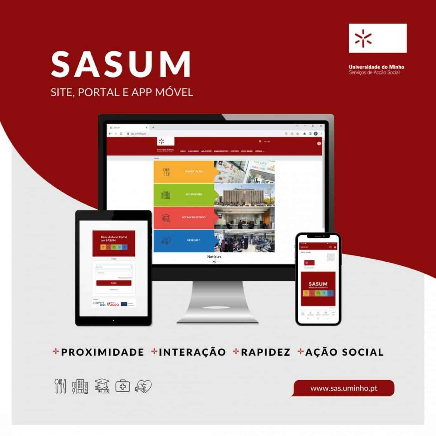 Já estão ativos os novos canais digitais dos Serviços de Ação Social da UMinho