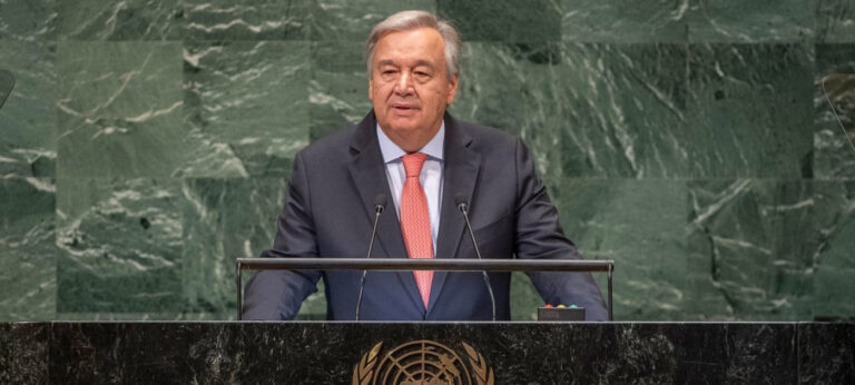 Guterres lamenta "veneno da guerra" no Dia Internacional da Paz