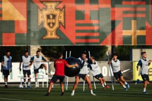 Portugal faz último treino na Cidade do Futebol 