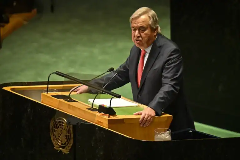 "Até guerras têm regras" e mover palestinianos pode ser impossível, diz Guterres&nbsp;