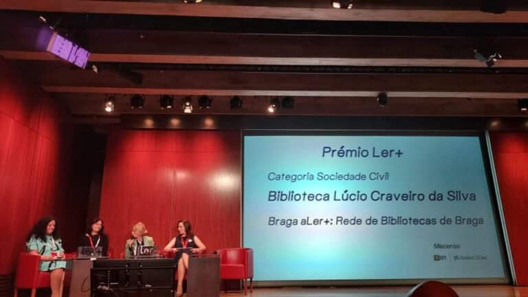 Rede de Bibliotecas de Braga recebe&nbsp;Prémio Ler+ 2023