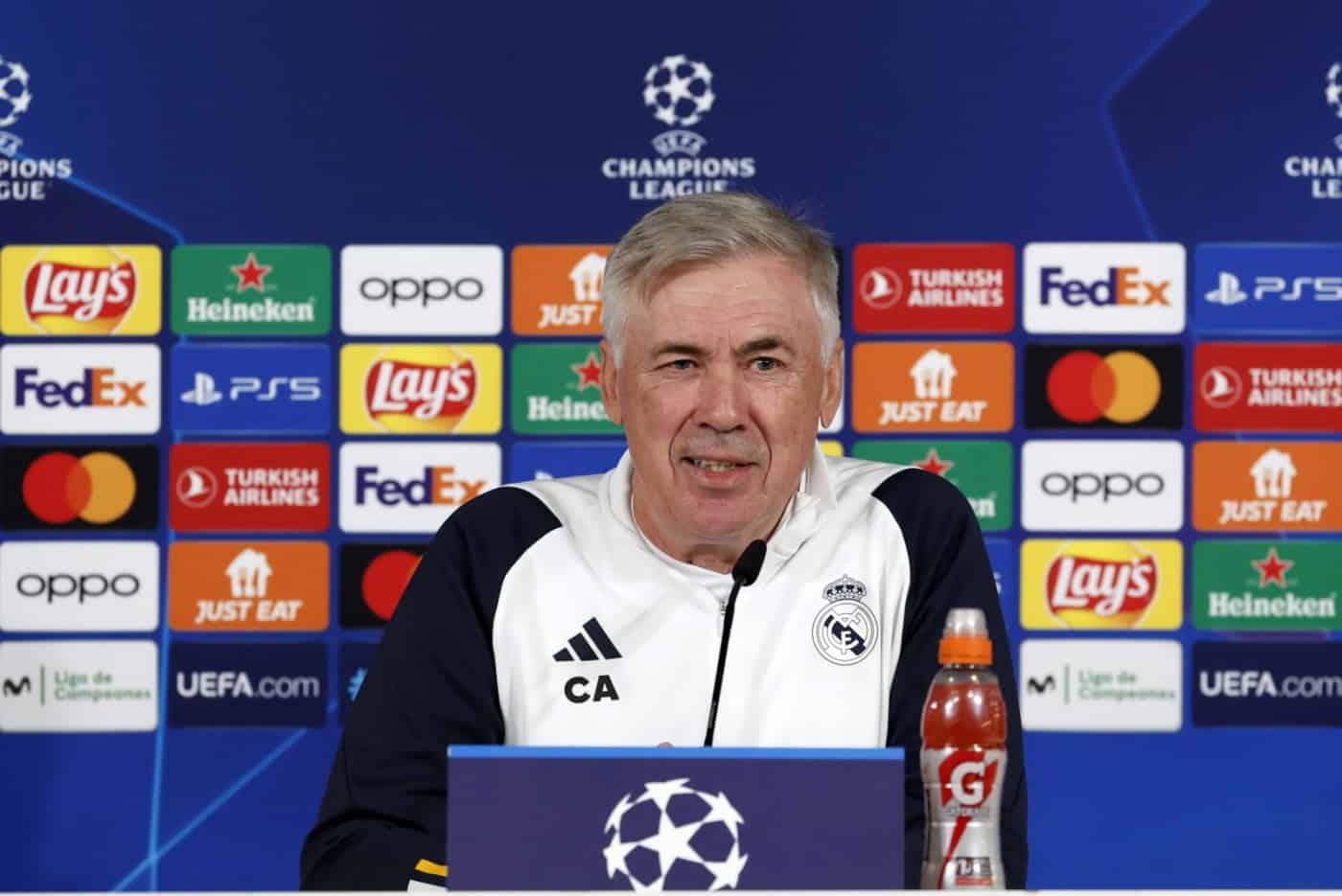 Carlo Ancelotti espera um Sporting de Braga no Bernabéu a "tentar pontuar"&nbsp;