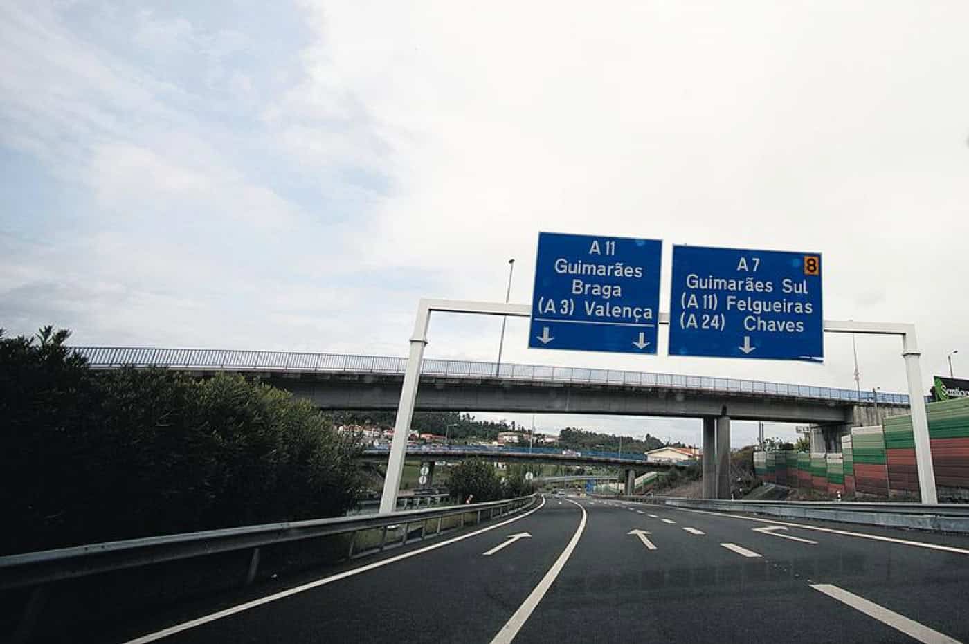 Trânsito condicionado na ligação da A3 à A7 devido a trabalhos de beneficiação